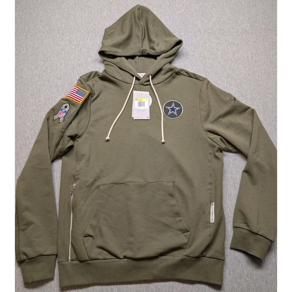 Authentic Nike Dallas Cowboys Salute to Service Standard Issue Hoodie 2025 Sz Sm